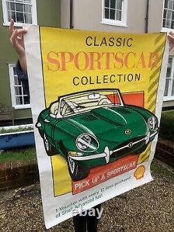 Rare Vintage Original Shell Oil Garage Promo Poster