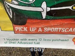 Rare Vintage Original Shell Oil Garage Promo Poster