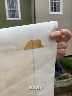Rare Vintage Original Shell Oil Garage Promo Poster