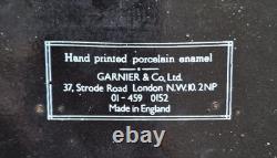 Rare Vintage Persil Hand-Painted Porcelain Enamel Sign GARNIER & Co. Ltd EN