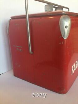 Rare Vintage Phillips 66 Farm Service Ice Chest Cooler Collectible Home Decor