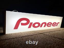 Rare Vintage Pioneer Hi-Fi Stereo Shop Showroom Car Garage Advertising Sign