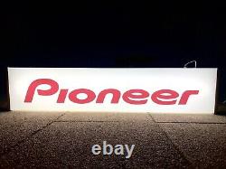 Rare Vintage Pioneer Hi-Fi Stereo Shop Showroom Car Garage Advertising Sign