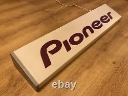 Rare Vintage Pioneer Hi-Fi Stereo Shop Showroom Car Garage Advertising Sign