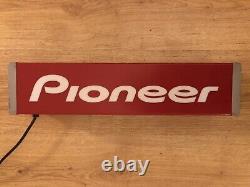 Rare Vintage Pioneer Hi-Fi Stereo Shop Showroom Car Garage Advertising Sign