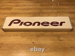 Rare Vintage Pioneer Hi-Fi Stereo Shop Showroom Car Garage Advertising Sign