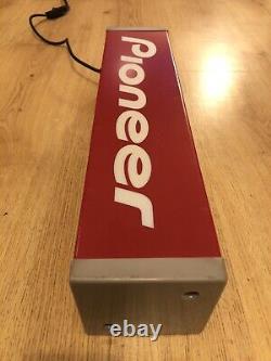 Rare Vintage Pioneer Hi-Fi Stereo Shop Showroom Car Garage Advertising Sign