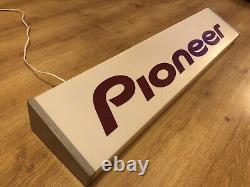 Rare Vintage Pioneer Hi-Fi Stereo Shop Showroom Car Garage Advertising Sign