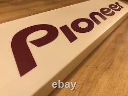 Rare Vintage Pioneer Hi-Fi Stereo Shop Showroom Car Garage Advertising Sign