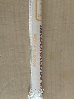 Rare Vintage Plastic McDonalds 1986 Design Straw Still In wrapper Unopened New