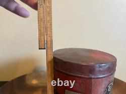 Rare Vintage Possum Round Tobacco Tin Advertising Tin Made USA empty-1469.24