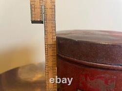 Rare Vintage Possum Round Tobacco Tin Advertising Tin Made USA empty-1469.24