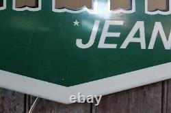 Rare Vintage/Retro 70's Belgium Salik Jeans Light Up Shop Sign