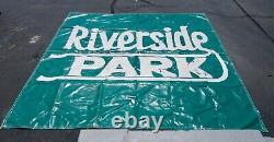 Rare Vintage Riverside Park Original Authentic Sign 10 X10 Painted Chicago