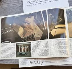 Rare Vintage Rollsroyce Brochures Mint Condition Camargue, Silvershadow-various