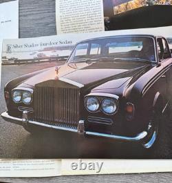 Rare Vintage Rollsroyce Brochures Mint Condition Camargue, Silvershadow-various