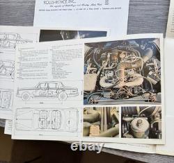 Rare Vintage Rollsroyce Brochures Mint Condition Camargue, Silvershadow-various