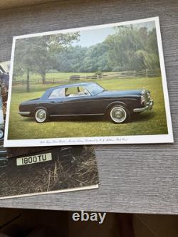 Rare Vintage Rollsroyce Brochures Mint Condition Camargue, Silvershadow-various