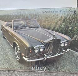 Rare Vintage Rollsroyce Brochures Mint Condition Camargue, Silvershadow-various