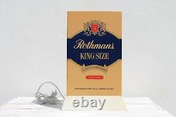 Rare Vintage Rothmans King Size Cigarettes Bar Lamp Display (Working)