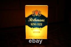 Rare Vintage Rothmans King Size Cigarettes Bar Lamp Display (Working)