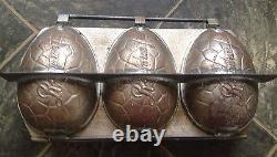 Rare Vintage Rowntree Triple Easter Egg Chocolate Mould Mold