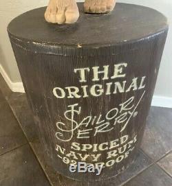 Rare Vintage Sailor Jerry Spiced Rum Hula Girl 5 1/2 Ft Statue Display