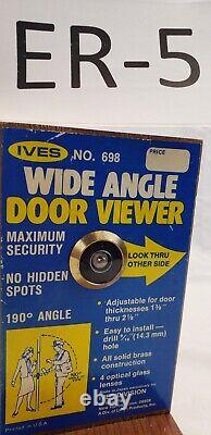 Rare Vintage Salesman Sample Advertising Ives Wide Angle Door Viewer Peep Hole