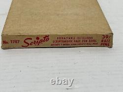 Rare Vintage Script T 707 Advertising Store Display With Pens