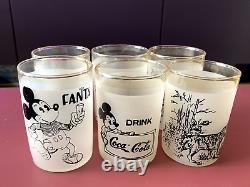 Rare Vintage Set Drink Glasses GDR USSR