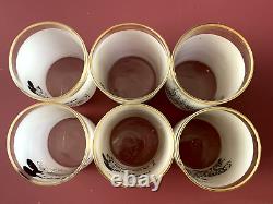 Rare Vintage Set Drink Glasses GDR USSR