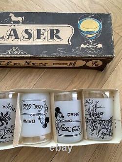 Rare Vintage Set Drink Glasses GDR USSR