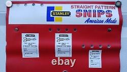 Rare Vintage Stanley Tools Dealer Display Rack Sign Advertising Hardware Store