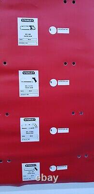 Rare Vintage Stanley Tools Dealer Display Rack Sign Advertising Hardware Store