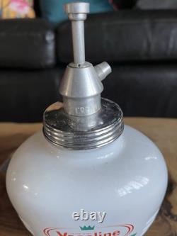 Rare Vintage Vaseline Barber Shop Hair Cream Dispenser