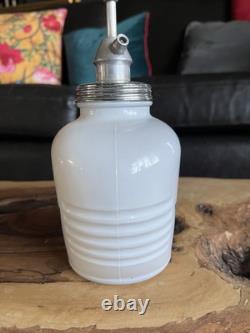 Rare Vintage Vaseline Barber Shop Hair Cream Dispenser