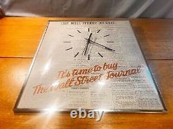 Rare Vintage Wall Street Journal Advertising Retailer Wall Clock