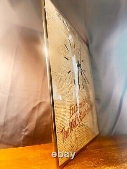 Rare Vintage Wall Street Journal Advertising Retailer Wall Clock