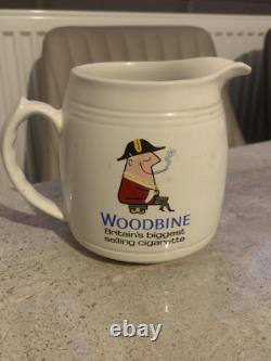 Rare Vintage Woodbine Cigarettes Advertising Jug