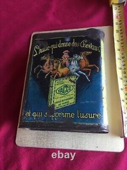 Rare Vintage Yacco Motor Oil Can With Horse Graphics