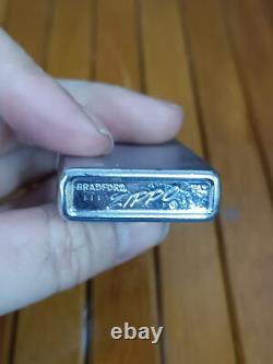 Rare Vintage Zippo Mobil Advertising Bradford 1969 Mark