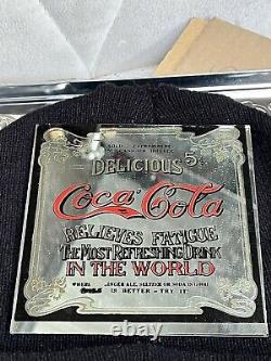 Rare Vintage four antique glass advertising signs