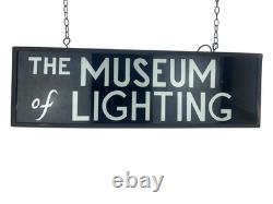 Rare Vintage illuminated sign Museum of Lighting Hanging
