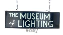 Rare Vintage illuminated sign Museum of Lighting Hanging