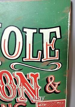 Rare Vintage pub gambling room sign, large wooden, games room