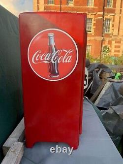 Rare Vintage retro Coke Cola bottle Fridge pantry ice box mid 50 60s cave Cooler