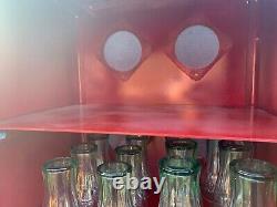 Rare Vintage retro Coke Cola bottle Fridge pantry ice box mid 50 60s cave Cooler