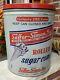 Rare Vtg Saffer-Simon Inc Newark NJ Graphic Tin Litho Ice Cream Sugar Cone Can