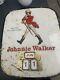 Rare vintage JOHNNIE WALKER Whisky advertising tin Calendar made in England