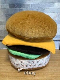 Rare vintage McDonald's Plush hamburger cushion